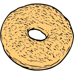 300x300 Bagel Clipart Vector, Bagel Vector Transparent Free For Download
