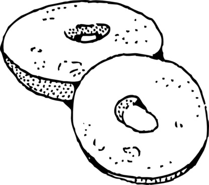 416x368 Bagel Vector Free Vector Download