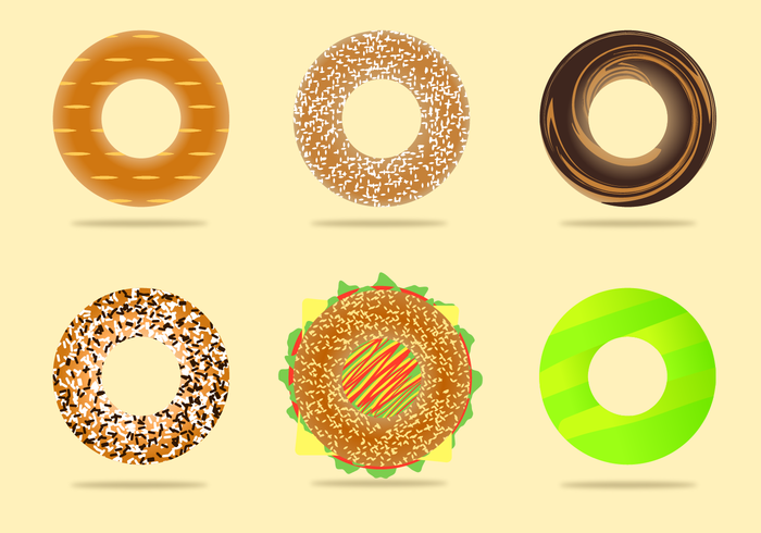 700x490 Free Bagel Vector