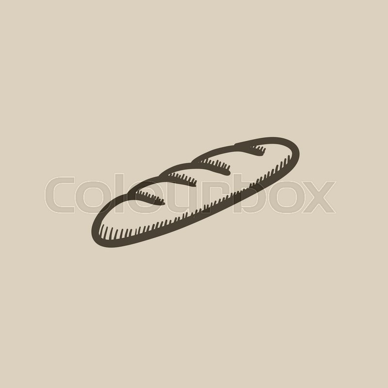 Baguette Vector Sketch Icon Isolated Stock Vector Colourbox 800x800 Baguette Vector Sketch Icon Isolated Stock Vector Colourbox
