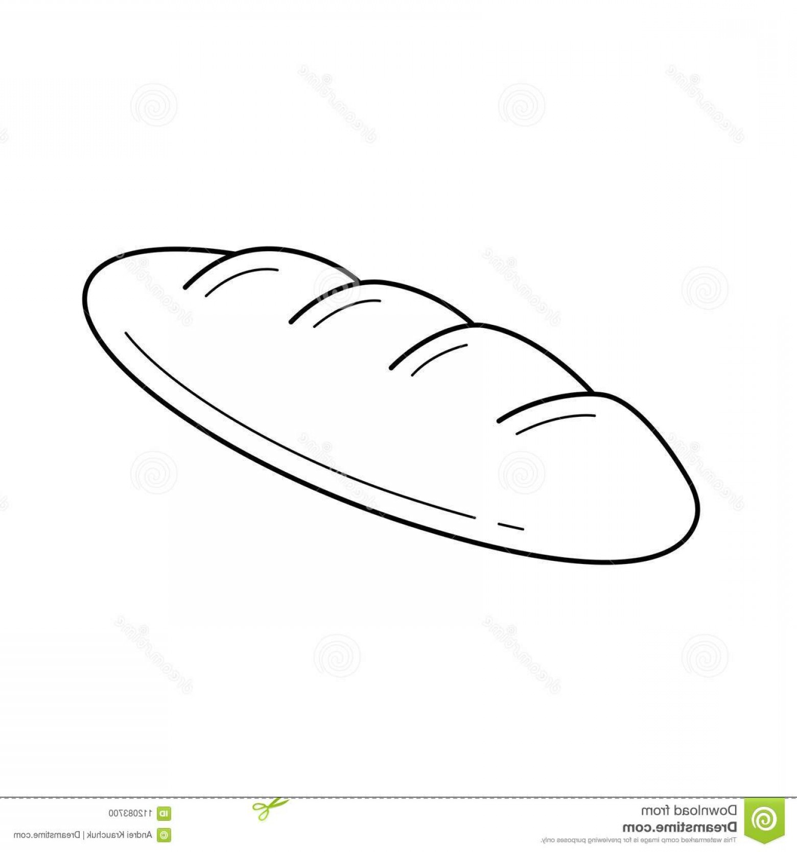 French Baguette Vector Line Icon Isolated White Background Bread 1560x1668 French Baguette Vector Line Icon Isolated White Background Bread