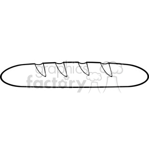 Illustration Black And White Cartoon French Bread Baguette Vector 300x300 Illustration Black And White Cartoon French Bread Baguette Vector