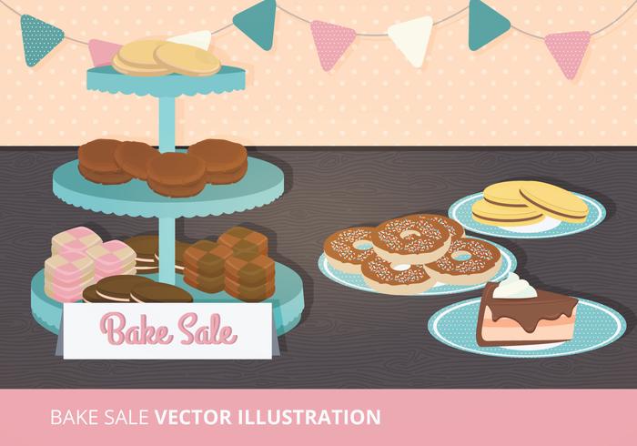 700x490 Bake Sale Vector Illustration
