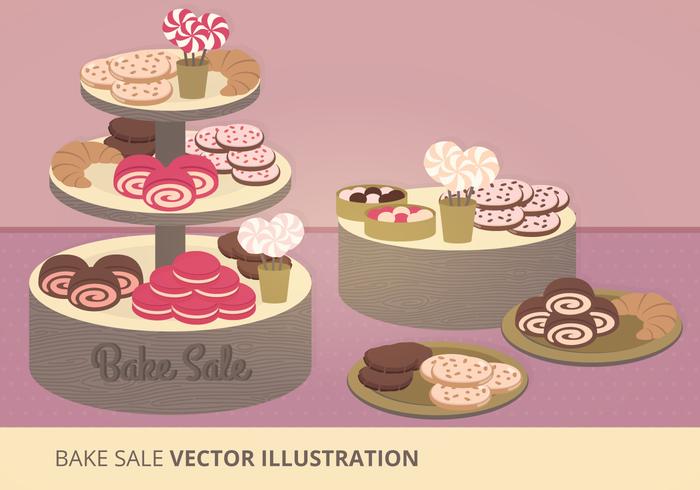 700x490 Bake Sale Vector Illustration Stock Images