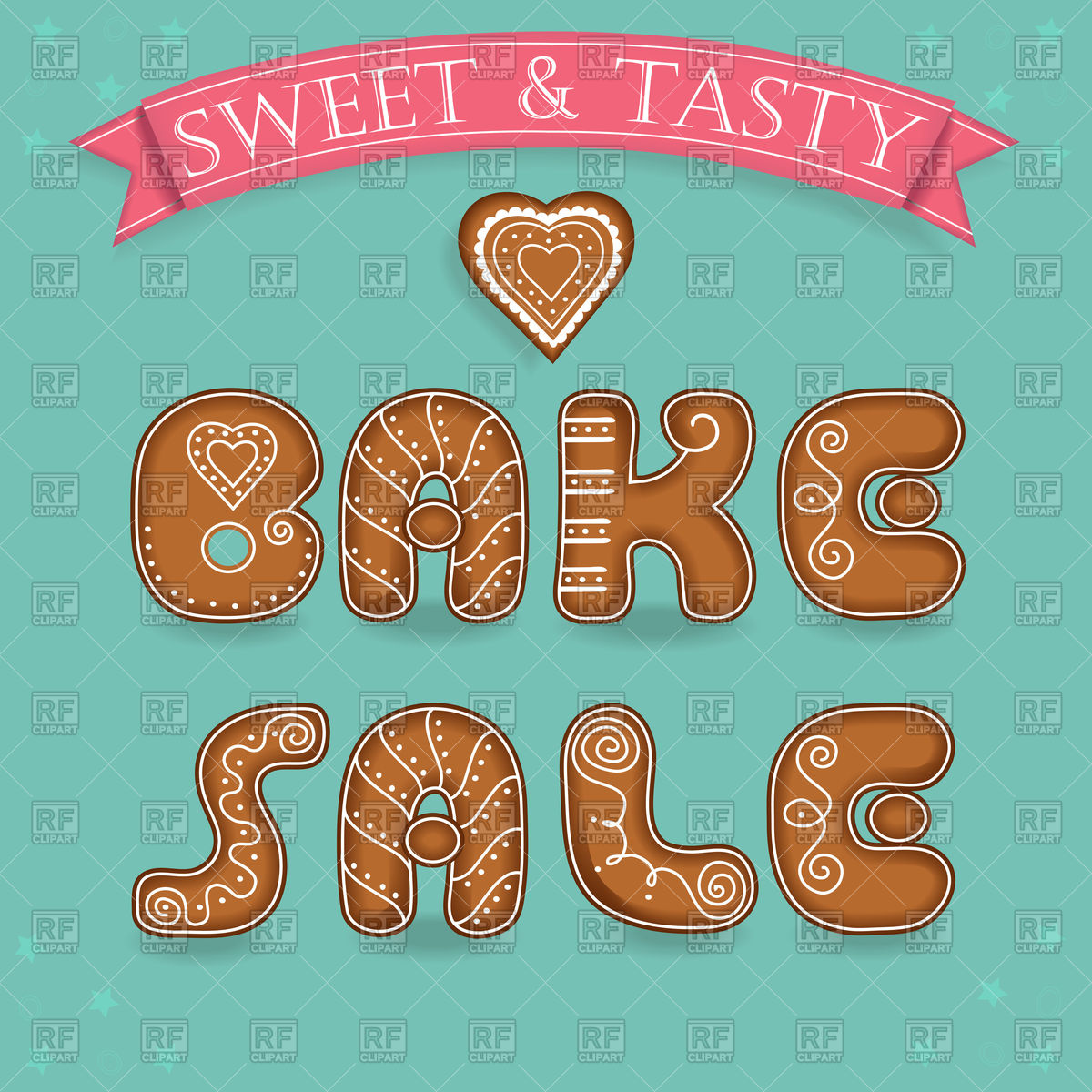 1200x1200 Bake Sale Inscription
