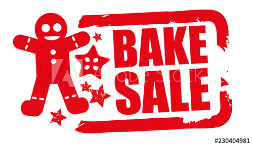500x289 Stamp Bake Sale Vector Illustration