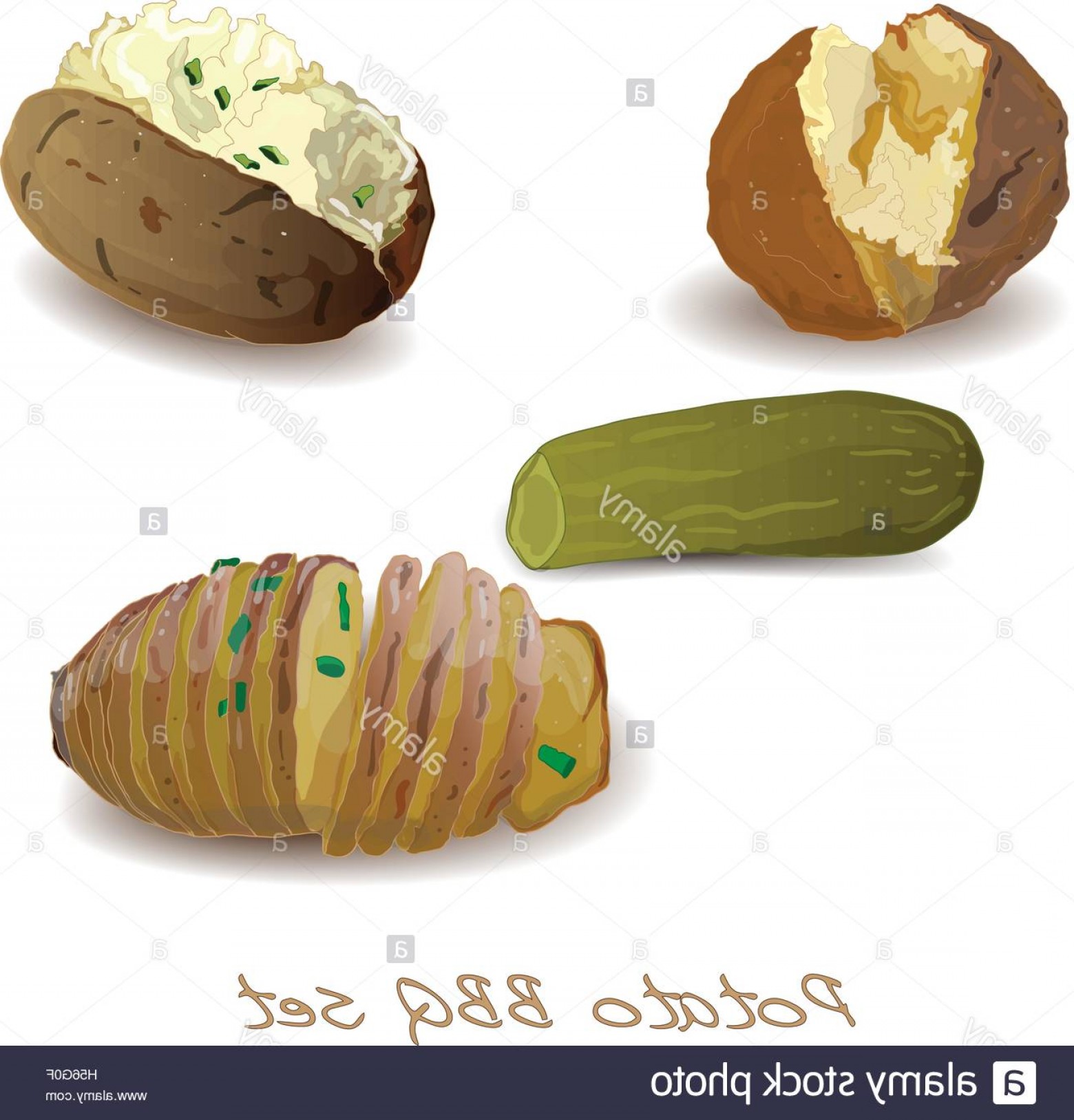 1560x1627 Stock Photo Potato Bbq Illustration Vector Isolated Hoodamathrun