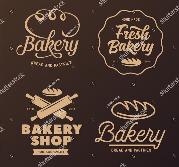 600x559 Bakery Logo Templates
