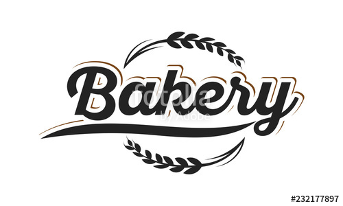 500x300 Bakery Label Design Bakery Logo Design Template Stock Image