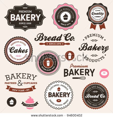 Vector Download Set Of Vintage Retro Bakery Logo Badges 450x470 Vector Download Set Of Vintage Retro Bakery Logo Badges