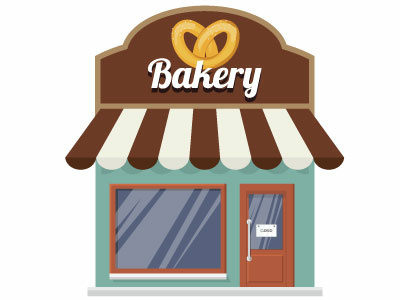 400x300 Bakery Vector Image