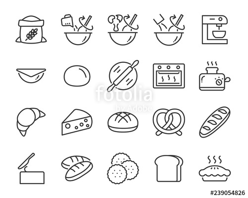 Baking Icons Vector Free at Vectorified.com | Collection of Baking ...