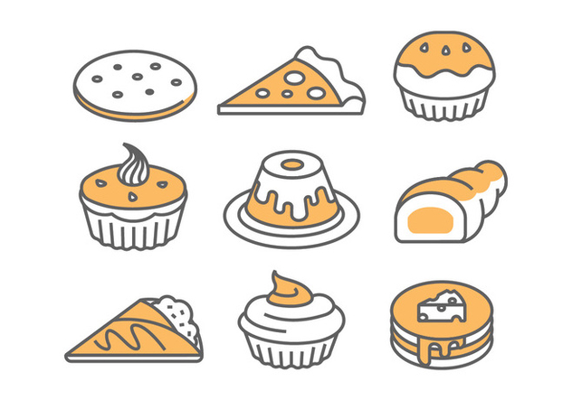 632x443 Bakery Cake Icons Free Vector Download Cannypic