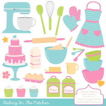 350x350 In The Kitchen Baking Clipart Vectors In Fresh