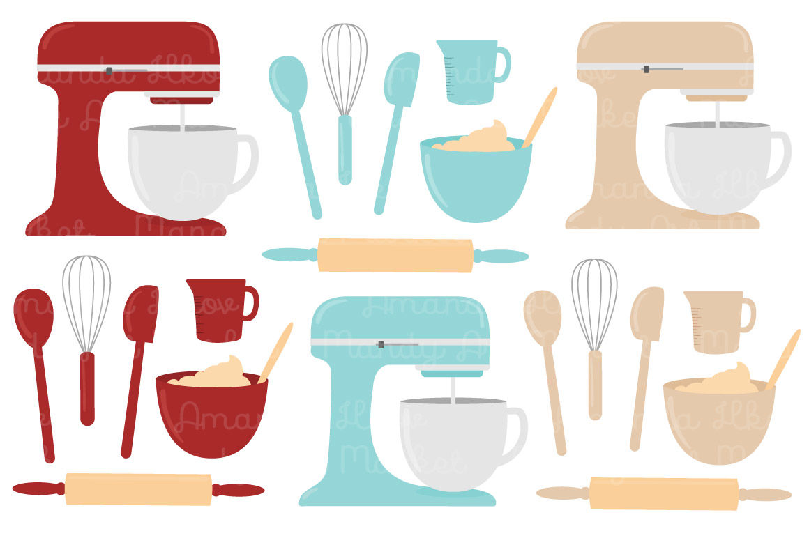 1160x772 Vector Baking Clipart In Red Robin Egg
