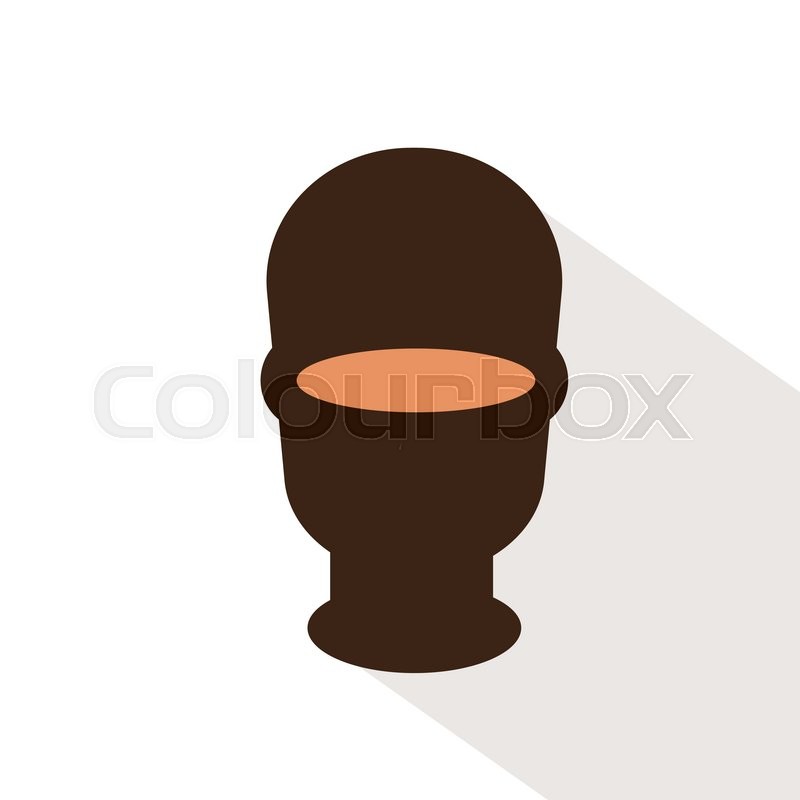 800x800 Terrorist In Balaclava Mask Icon Stock Vector Colourbox