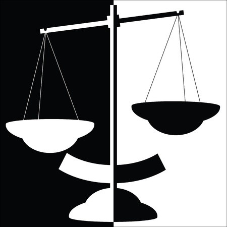 450x450 Black And White Balance Scale Vector Royalty Free Vector Graphics