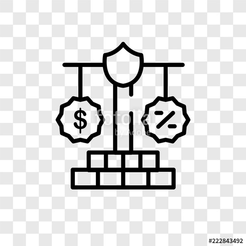 500x500 Balance Vector Icon Isolated On Transparent Background, Balance