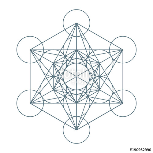 500x500 Flower Of Life Sacred Geometry Symbol Of Harmony And Balance