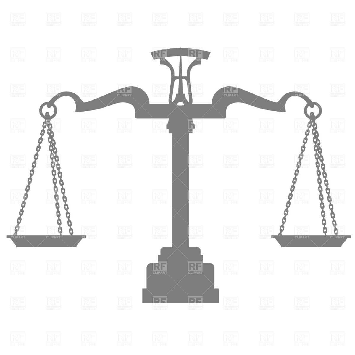 1200x1200 Justice Balance Vector Image Of Objects Prague