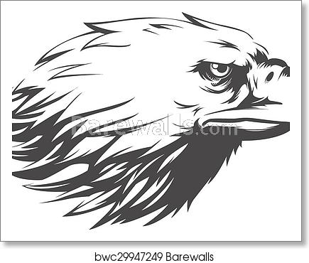 435x370 Eagle Head Vector