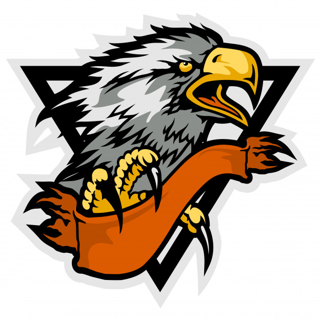 626x626 Mascot Of Angry Bald Eagle Head Vector Premium Download