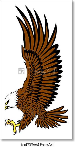 296x580 Free Art Print Of Bald Eagle Vector Freeart
