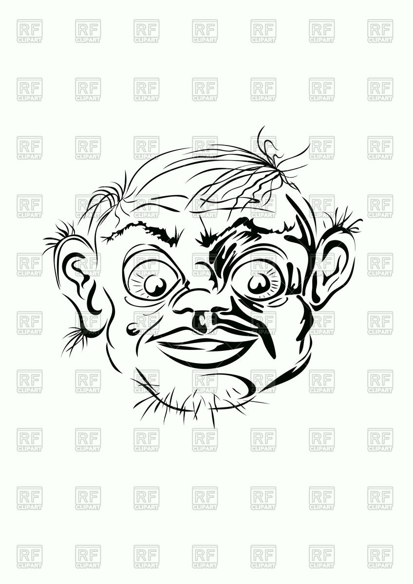 848x1200 Caricature Of Old Man