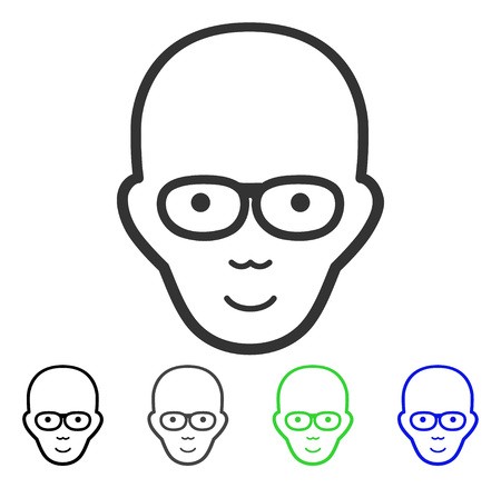 450x439 Happiness Bald Head Vector Pictogram Vector Illustration Style Is