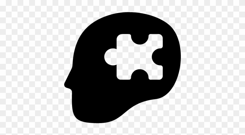 840x465 Missing Puzzle Piece Shape In Bald Head Side View Vector