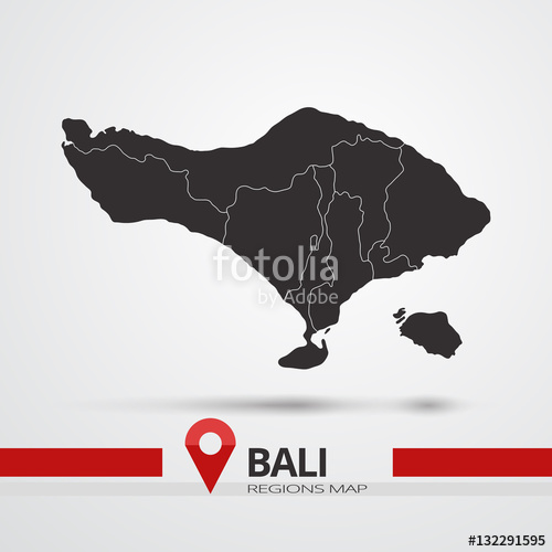 500x500 Bali Map Stock Image And Royalty Free Vector