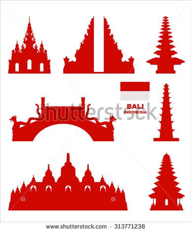 387x470 Vector Symbols Of Bali