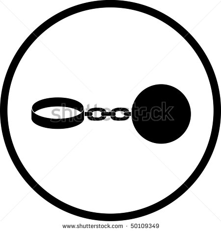 Ball And Chain Clipart 450x470 Ball And Chain Clipart