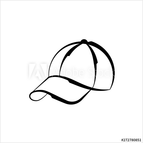 500x500 Baseball Cap Icon, Base Ball Hat Design