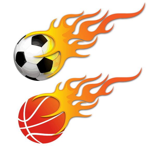 600x560 Free Vector Ball On Fire