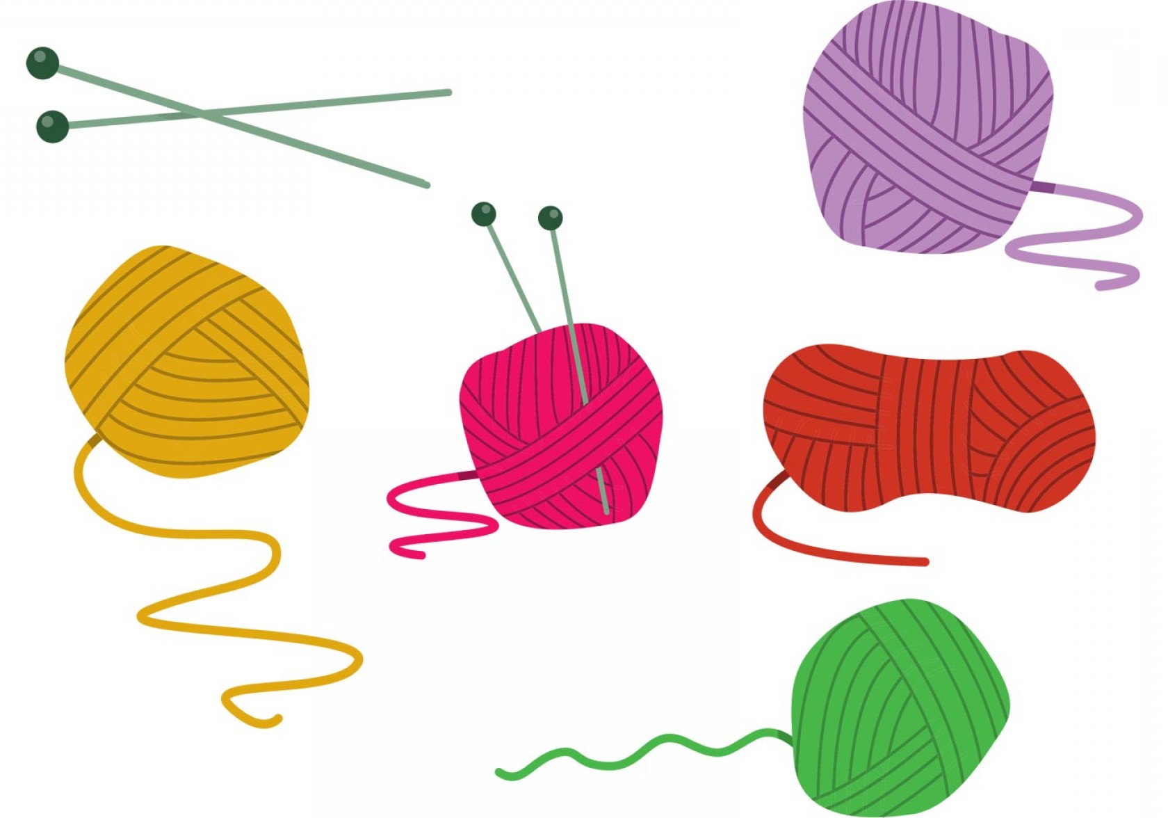 1680x1176 Crochet Yarn Ball Vector Hoodamathrun
