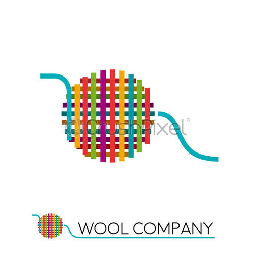 500x500 Vector Sign Ball Of Yarn, Stock Vector Crushpixel