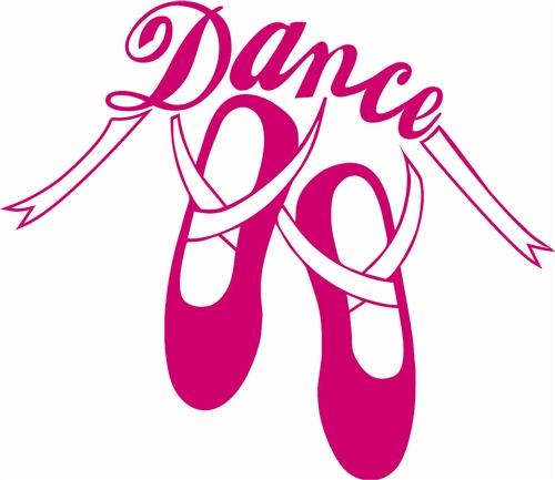 Ballet Shoes Clipart 500x433 Ballet Shoes Clipart