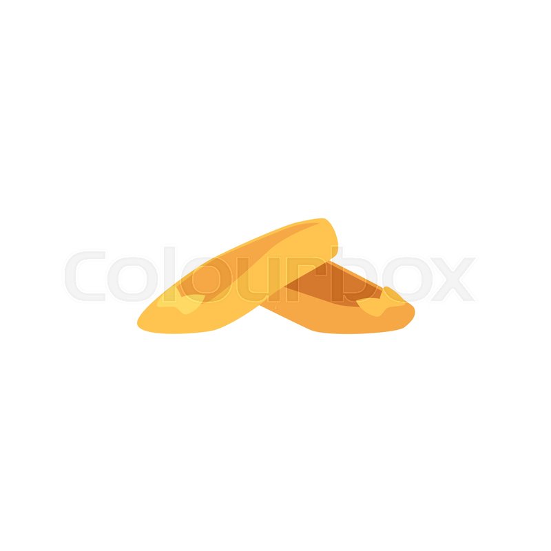 800x800 Pair Of Yellow Ballerina Shoes, Pumps, Stock Vector Colourbox