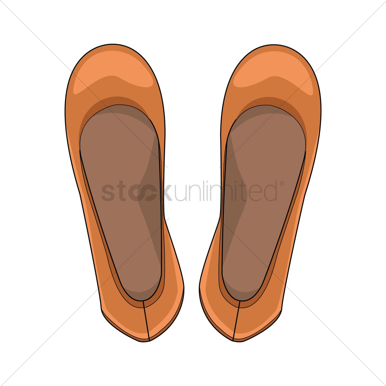 1300x1300 Ballerina Shoes Vector Image