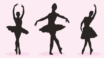 356x200 Ballet Dancer Free Vector Art