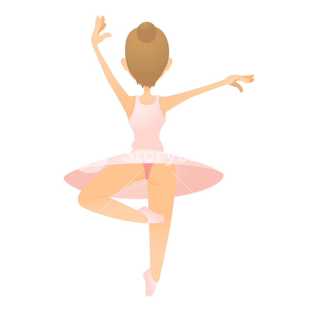 1000x1000 Ballerina Icon Flat Illustration Of Ballerina Vector Icon For Web