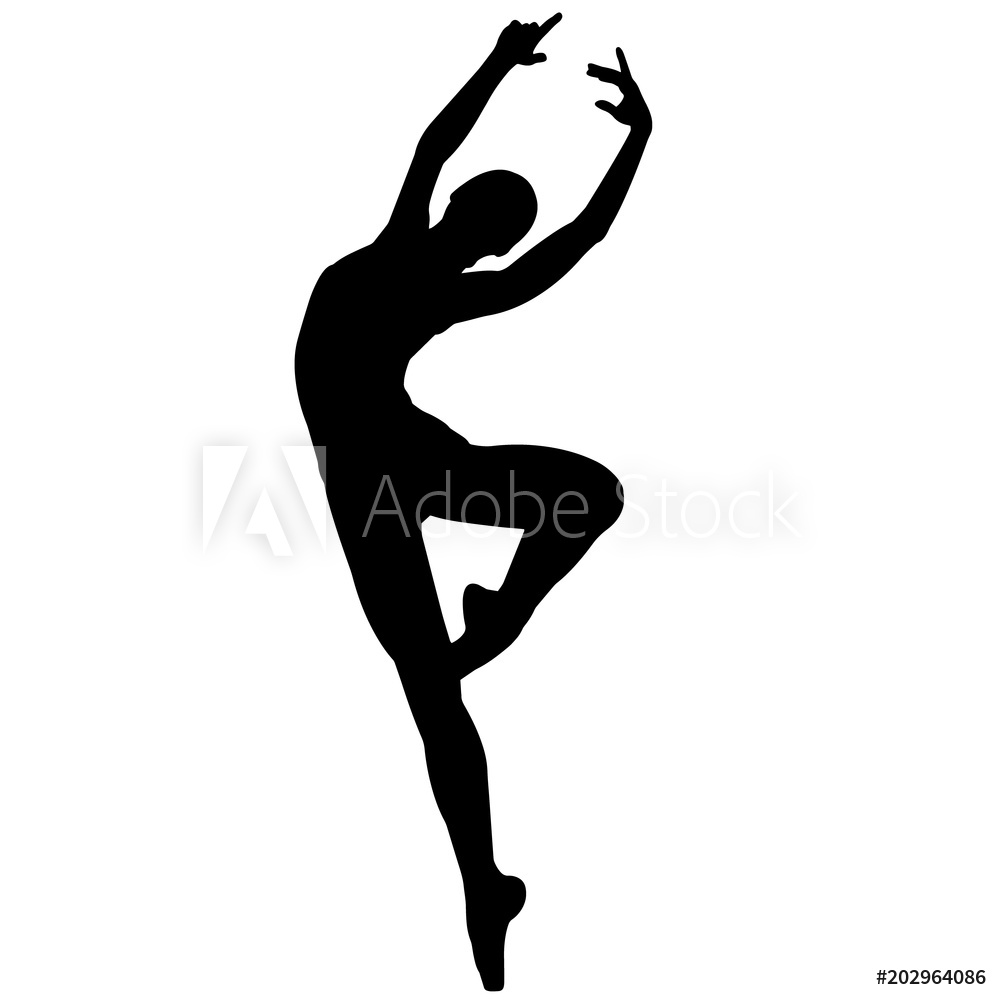 1000x1000 Valokuva Ballerina Dancer Silhouette, Ballet Dance Clipart