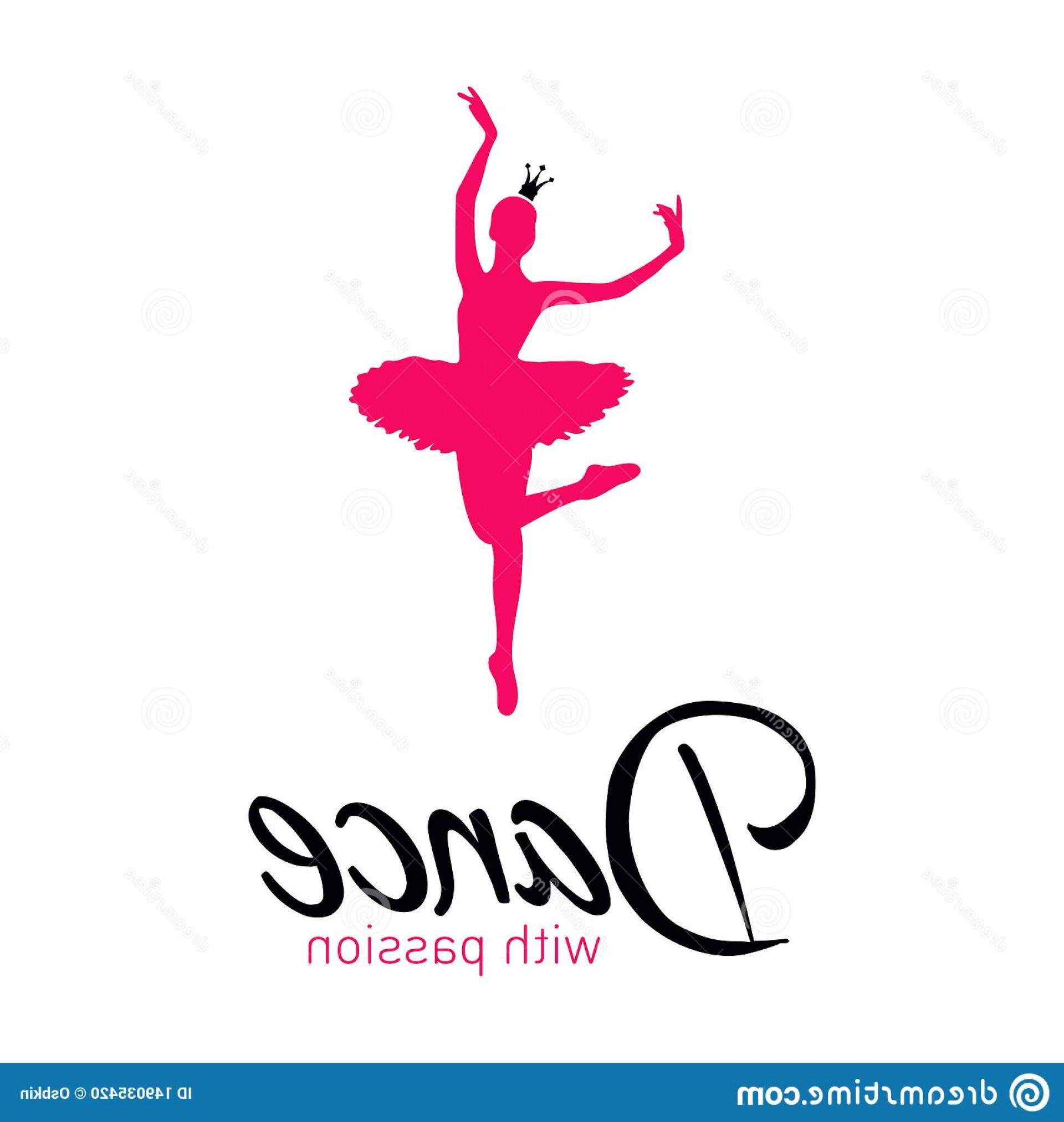Vector Illustration Dance Passion Card Ballerina Vector 1920x2026 Vector Illustration Dance Passion Card Ballerina Vector