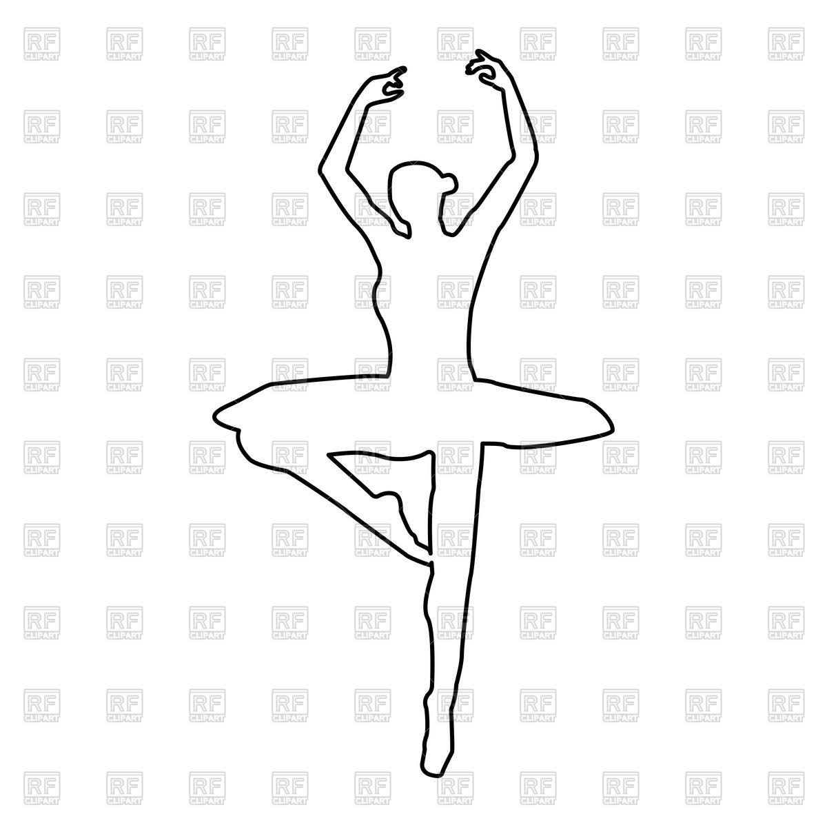 Ballet Dancer Vector At Collection Of Ballet Dancer Vector Free For Personal Use 