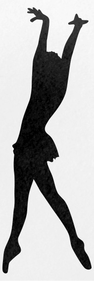 190x564 Vector Ballet Dancer Silhouette Small Buttons Spreadshirt