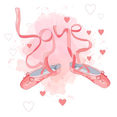 Pink Ballet Shoes Flat Design Vector Illustration Of Ballet Shoes 450x450 Pink Ballet Shoes Flat Design Vector Illustration Of Ballet Shoes