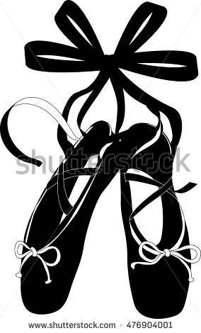 Rose Glen North Dakota Try These Pointe Shoes Vector Art 284x470 Rose Glen North Dakota Try These Pointe Shoes Vector Art