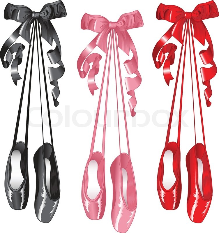 A Set Of Well Worn Ballet Pointes Stock Vector Colourbox 752x800 A Set Of Well Worn Ballet Pointes Stock Vector Colourbox