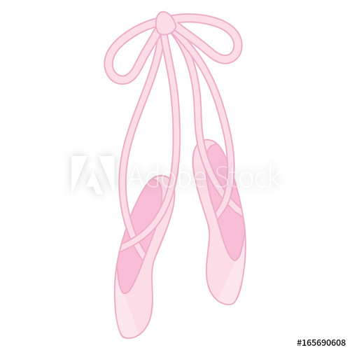 Vector Ballet Shoes 500x500 Vector Ballet Shoes